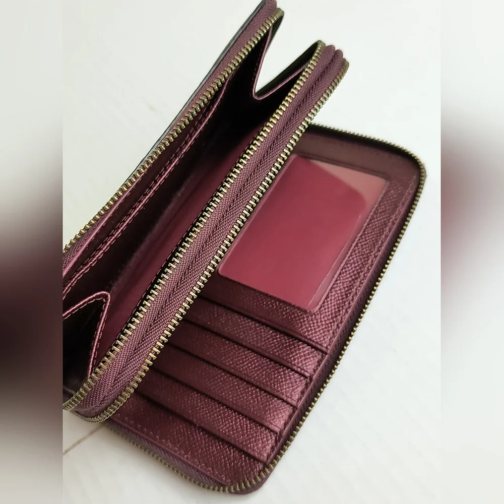 Coach Glitter Wristlet Wallets with Credit Card Storage